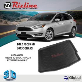 Rizline Ford Focus 4 HB 2015 Sonrası 3D Bagaj Havuzu