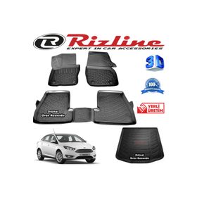 Rizline Ford Focus 4 Sedan 3D Bagaj Havuzu 2015-2018 Arası Oto Paspas