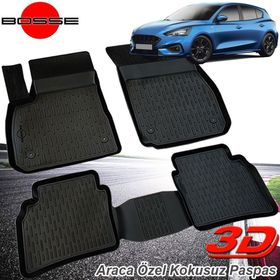 Rizline Ford Focus 5 Hb 2019 Sonrası Siyah 3D Havuzlu Paspas