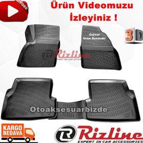 Rizline Ford Focus HB 3D Havuzlu Paspas
