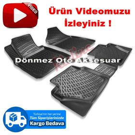 Rizline Ford Fusion 2002 2012 Siyah 3D Havuzlu Paspas