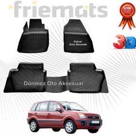 Rizline Ford Fusion 2002 2012 Siyah 3D Havuzlu Paspas