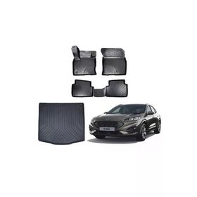 Rizline Ford Kuga 2020 3D Paspas Siyah & Bagaj Havuzu Set