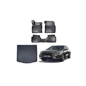 Rizline Ford Kuga 2020 3D Paspas Siyah & Bagaj Havuzu Set