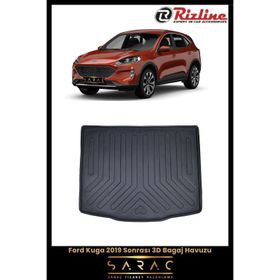 Rizline Ford Kuga 2022 Araca Özel Tasarım 3D Bagaj Havuzu