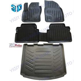 Rizline Ford Kuga Siyah 2013 2019 3D Havuzlu Paspas