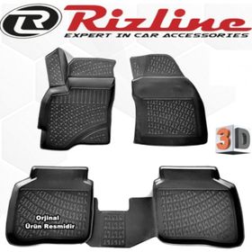 Rizline Ford Mondeo 2001 - 2007 Arası Siyah 3D Havuzlu Paspas
