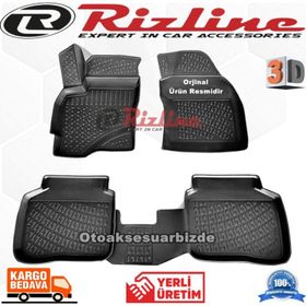 Rizline Ford Mondeo 2001 - 2007 Arası Siyah 3D Havuzlu Paspas