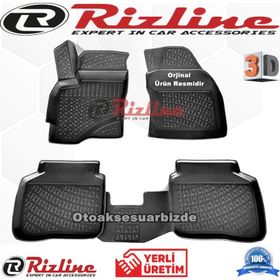 Rizline Ford Mondeo 2001 - 2007 Arası Siyah 3D Havuzlu Paspas