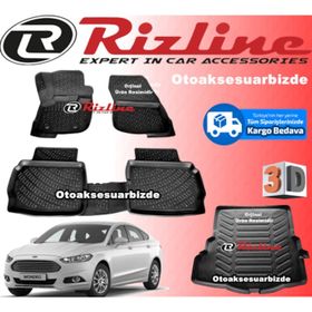 Rizline Ford Mondeo 2014-2019 Siyah 3D Havuzlu Paspas