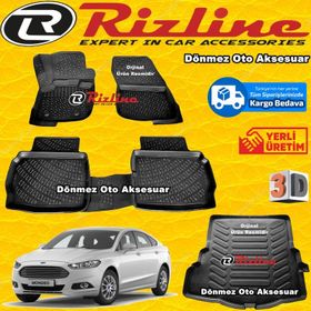 Rizline Ford Mondeo 2015 Sonrası 3D Paspas Bagaj Havuzu