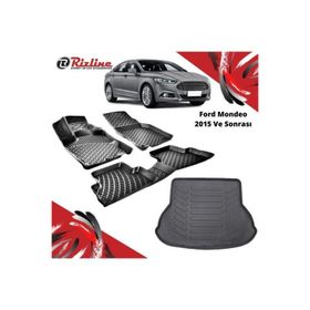 Rizline Ford Mondeo 2015 ve Sonrası Paspas ve Bagaj Havuzu Set