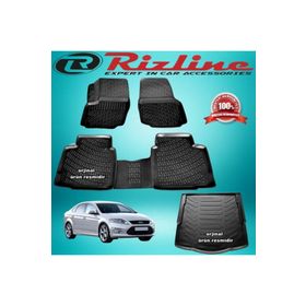 Rizline Ford Mondeo Siyah 2007-2014 Arası 3D Paspas ve Bagaj Havuzu
