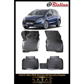 Rizline Ford S-Max 2024 3D Havuzlu Paspas