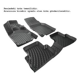 Rizline Honda Accord 2009-2015 Siyah 3D Havuzlu Paspas