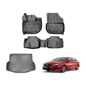 Rizline Honda City 2021+ Siyah 3D Paspas ve Bagaj Havuzu