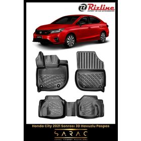 Rizline Honda City 2023 Model 3D Havuzlu Paspas