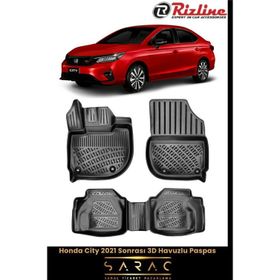 Rizline Honda City 2024 Model 3D Havuzlu Paspas