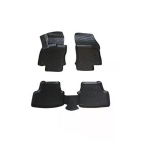 Rizline Honda Civic Hatchback 2006-2012 Uyumlu 3D Havuzlu Siyah Paspas