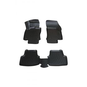 Rizline Honda Civic Hatchback 2006-2012 Uyumlu 3D Havuzlu Siyah Paspas