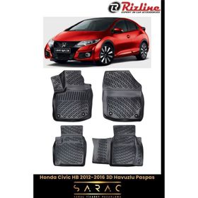 Rizline Honda Civic HB 2013 Model 3D Havuzlu Paspas