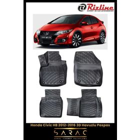 Rizline Honda Civic HB 2013 Model 3D Havuzlu Paspas