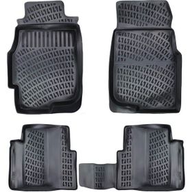 Rizline Honda Civic Sedan 1996-2000 Uyumlu 3D Havuzlu Siyah Paspas