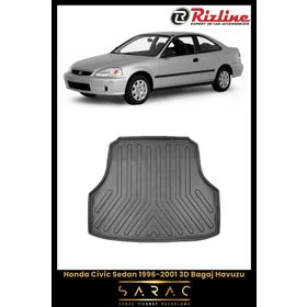 Rizline Honda Civic Sedan 1996-2001 3D Bagaj Havuzu