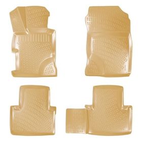 Rizline Honda Civic Sedan 2001-2005 Uyumlu 3D Havuzlu Bej Paspas