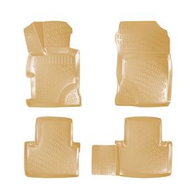 Rizline Honda Civic Sedan 2001-2005 Uyumlu 3D Havuzlu Bej Paspas