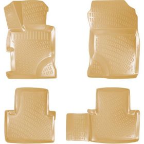 Rizline Honda Civic Sedan 2001-2005 Uyumlu 3D Havuzlu Bej Paspas
