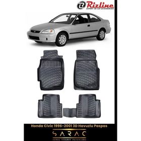Rizline Honda Civic Sedan 2001 Model Eski Kasa 3D Havuzlu Paspas