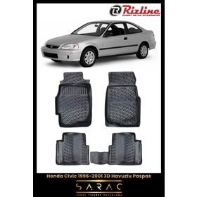 Rizline Honda Civic Sedan 2001 Model Eski Kasa 3D Havuzlu Paspas