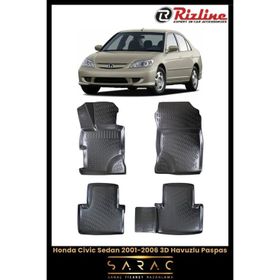Rizline Honda Civic Sedan 2005 Model 3D Havuzlu Paspas