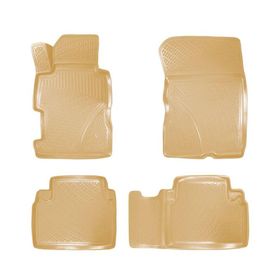 Rizline Honda Civic Sedan 2006-2012 Uyumlu 3D Havuzlu Bej Paspas