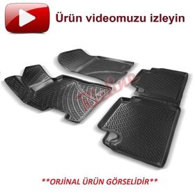 Rizline Honda Civic Sedan 2012-2015 Siyah 3D Havuzlu Paspas