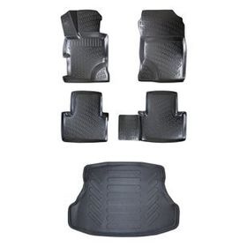 Rizline Honda Civic Sedan 2012-2015 Siyah 3D Havuzlu Paspas