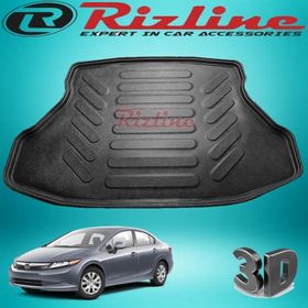 Rizline Honda Civic Sedan 2012 Sonrası 3D Paspas Bagaj Havuzu