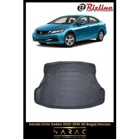Rizline Honda Civic Sedan 2016 Eski Kasa 3D Bagaj Havuzu