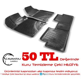Rizline Honda Civic Sedan 2016 Sonrası 3D Havuzlu Paspas