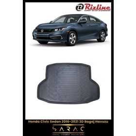 Rizline Honda Civic Sedan 2018 Model 3D Bagaj Havuzu