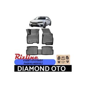 Rizline Honda Civic Sedan 2021-2022-2023-2024-2025-2026 3D Havuzlu Paspas