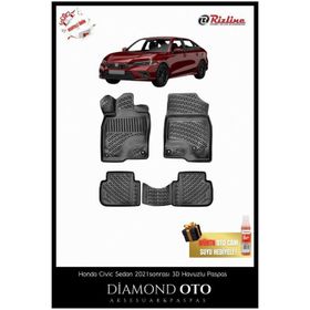 Rizline Honda Civic Sedan 2021-2022-2023-2024 3D Havuzlu Paspas