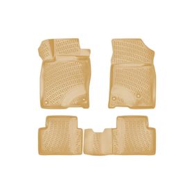 Rizline Honda Civic Sedan 2021 Bej 3D Havuzlu Paspas