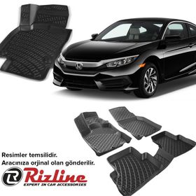 Rizline Honda Civic Siyah 2016 Sonrası 3d Bagaj Havuzu