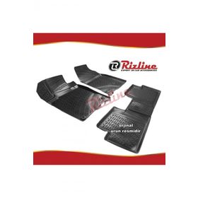 Rizline Honda Civic Siyah HB 2016-2019 Arası 4 Parça 3D Havuzlu Paspas