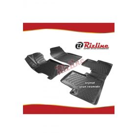 Rizline Honda Civic Siyah Sedan 2012-2016 Arası 4 Parça 3D Havuzlu Paspas