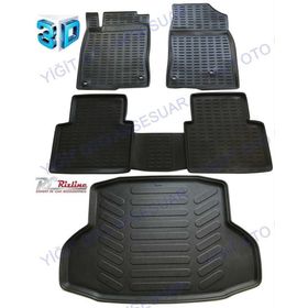 Rizline Honda Civic Yeni Kasa 2016-2019 Bagaj Havuzu 3d İkili Set 3d Havuzlu Paspas
