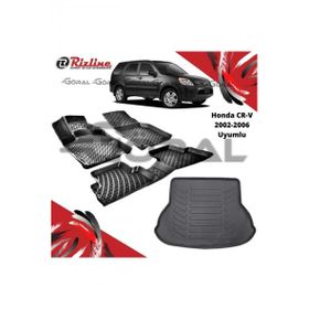 Rizline Honda CR-V 2002-2006 Uyumlu Paspas ve Bagaj Havuzu Set