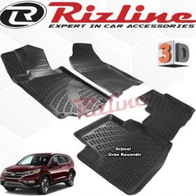 Rizline Honda CR-V 2013-2018 3D Havuzlu Paspas